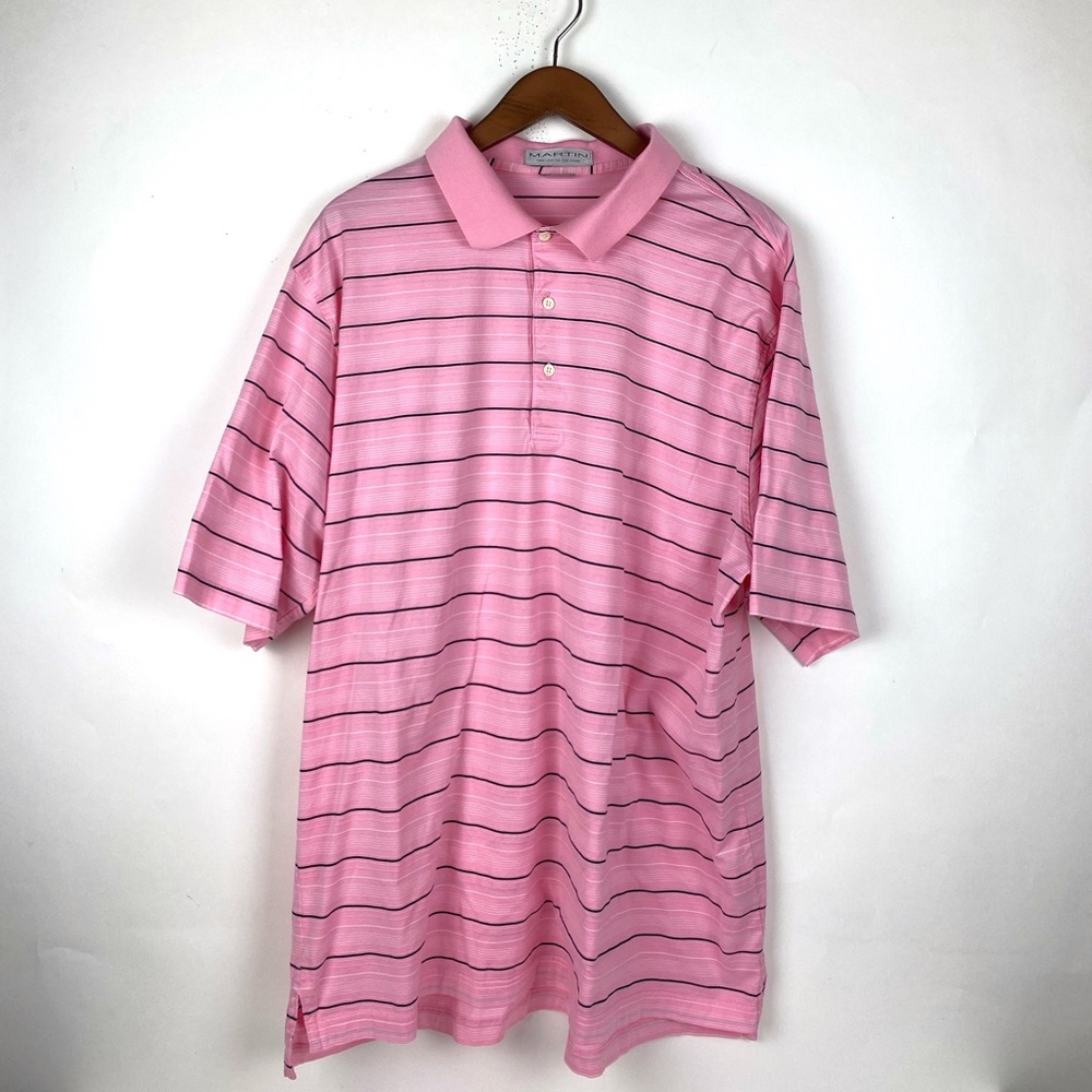 MARTIN Men’s Golf Polo Shirt XXL Pink